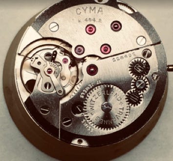 Uhrwerk von CYMA