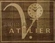 Uhrmacher-Atelier Vieira | Werkstatt-Schild