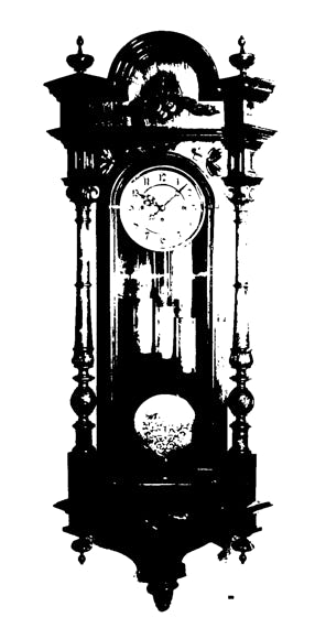 Altdeutsche Wanduhr von Gustav Becker